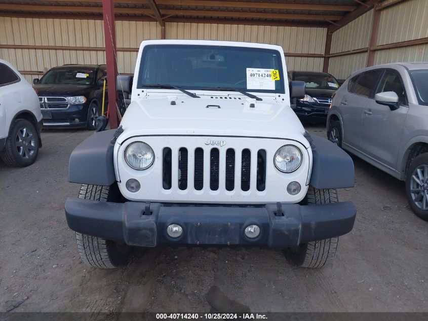 2014 Jeep Wrangler Unlimited Sport VIN: 1C4BJWDG5EL307993 Lot: 40714240