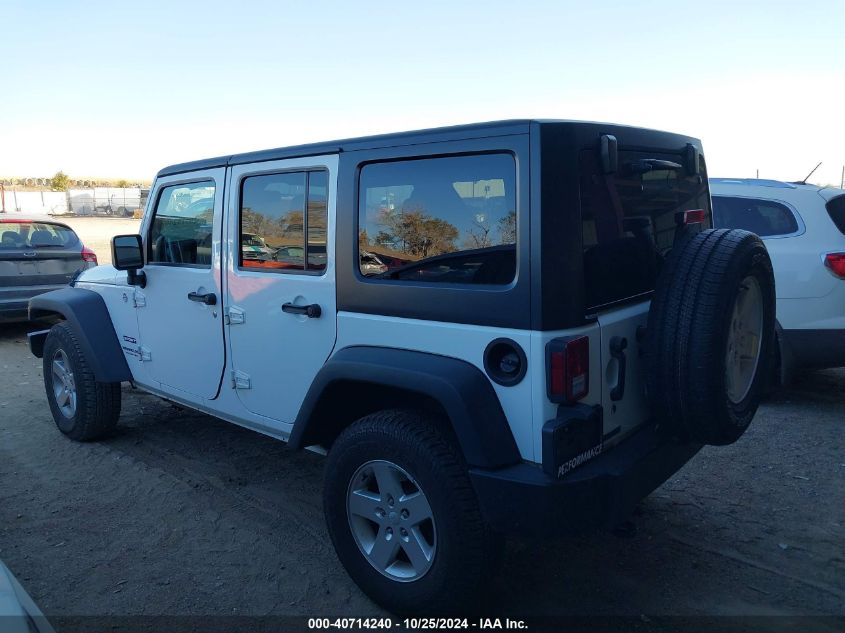 2014 Jeep Wrangler Unlimited Sport VIN: 1C4BJWDG5EL307993 Lot: 40714240