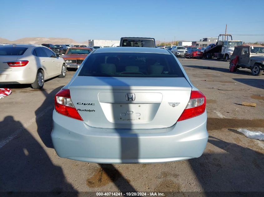 2012 Honda Civic Lx VIN: 2HGFB2F50CH552599 Lot: 40714241