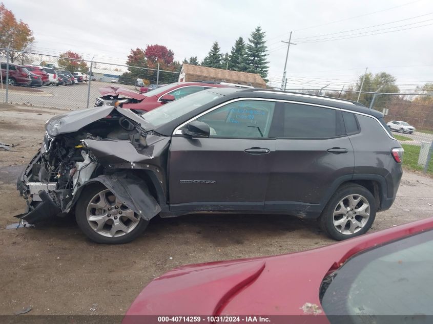 2022 Jeep Compass Limited 4X4 VIN: 3C4NJDCB5NT132088 Lot: 40714259