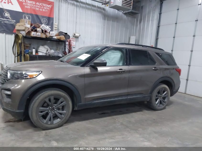 2021 Ford Explorer Xlt VIN: 1FMSK8DHXMGA49703 Lot: 40714278