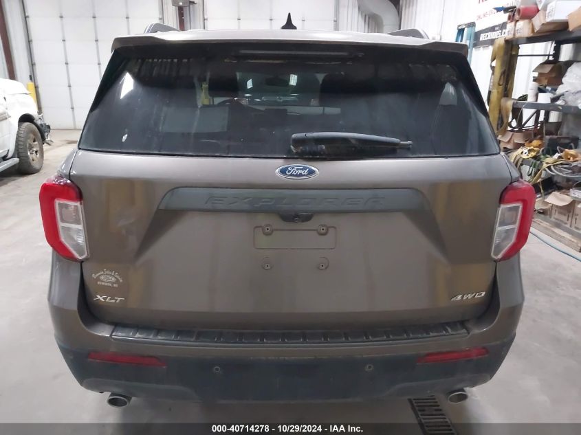 2021 Ford Explorer Xlt VIN: 1FMSK8DHXMGA49703 Lot: 40714278