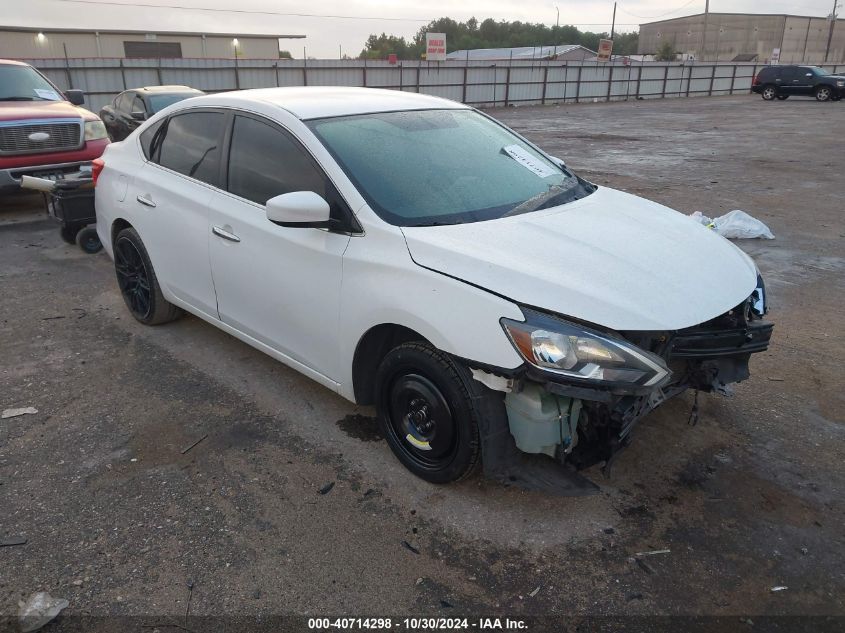 VIN 3N1AB7AP9KY318066 2019 Nissan Sentra, S no.1