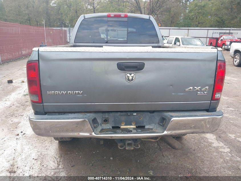 2006 Dodge Ram 2500 Slt VIN: 3D7KS29C06G196981 Lot: 40714310