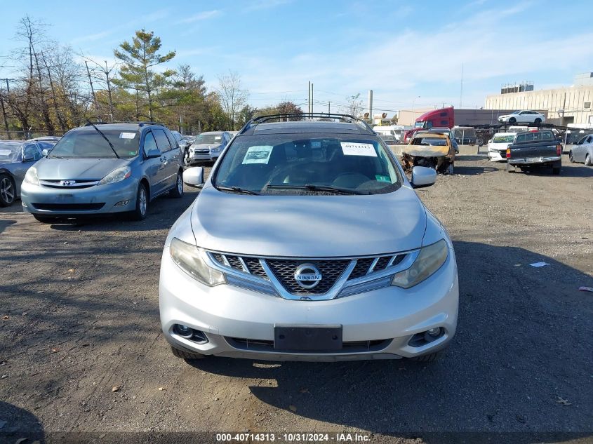 2012 Nissan Murano Le VIN: JN8AZ1MW2CW222866 Lot: 40714313