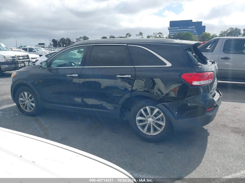 2017 KIA SORENTO 2.4L LX - 5XYPG4A30HG211702