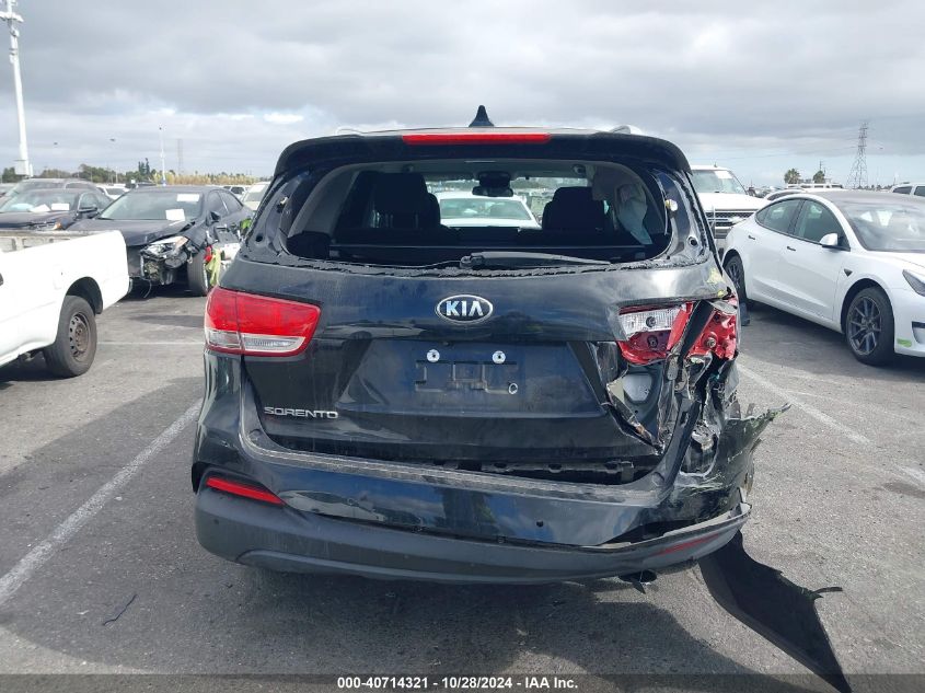 2017 KIA SORENTO 2.4L LX - 5XYPG4A30HG211702