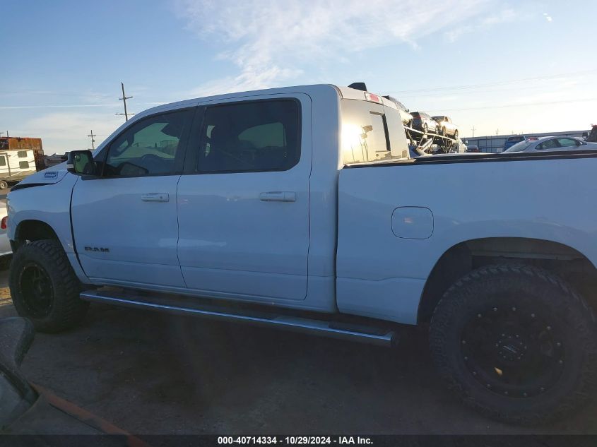 2022 Ram 1500 Big Horn 4X4 6'4 Box VIN: 1C6SRFMT2NN161036 Lot: 40714334