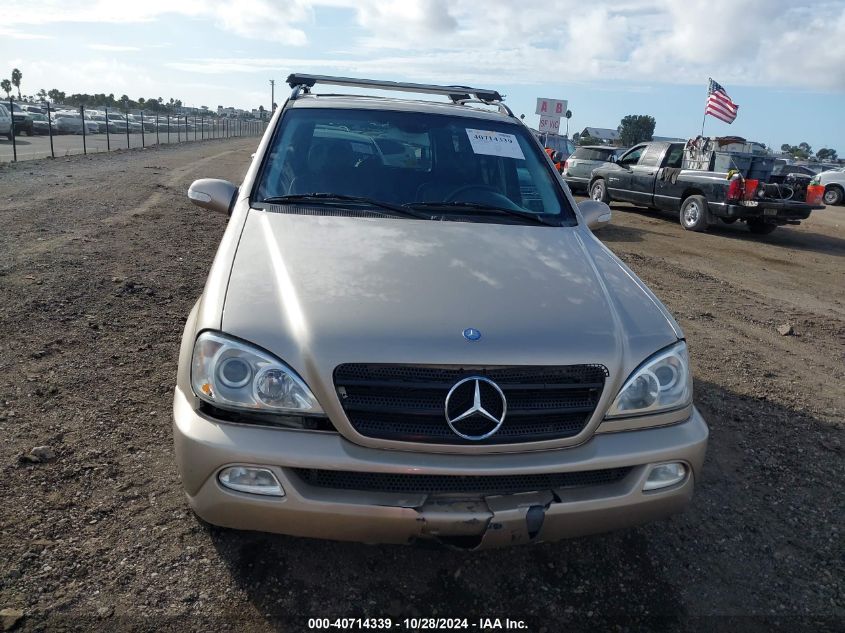 2002 Mercedes-Benz Ml 320 VIN: 4JGAB54E12A362171 Lot: 40714339