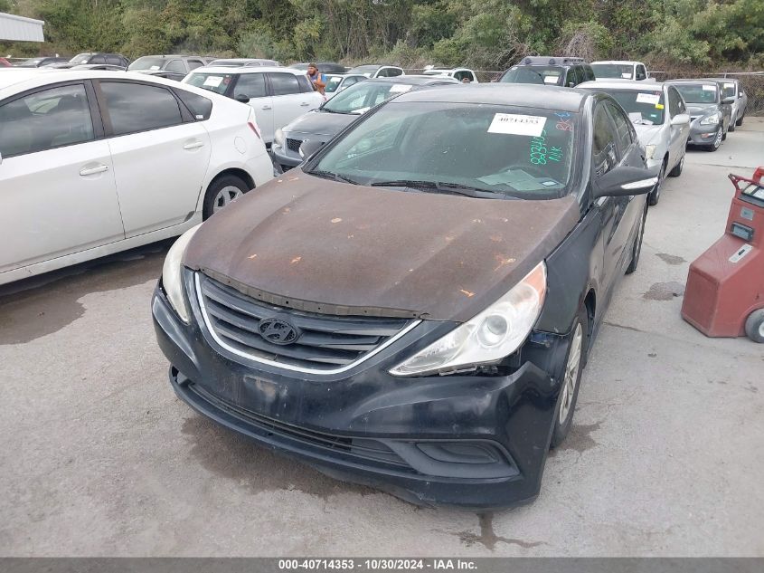 2014 Hyundai Sonata Gls VIN: 5NPEB4AC1EH823403 Lot: 40714353