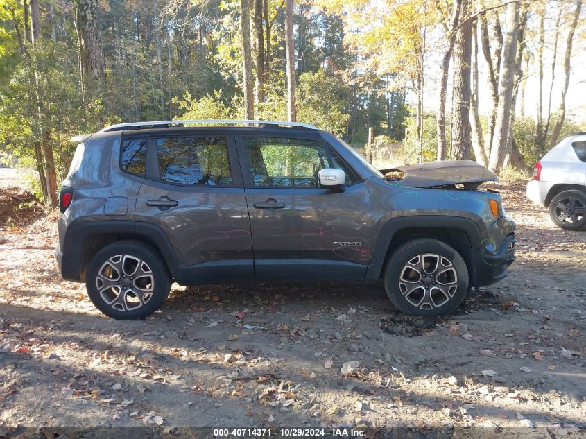 2017 Jeep Renegade Limited 4X4 VIN: ZACCJBDB2HPF28176 Lot: 40714371