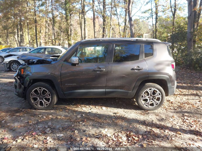 2017 Jeep Renegade Limited 4X4 VIN: ZACCJBDB2HPF28176 Lot: 40714371