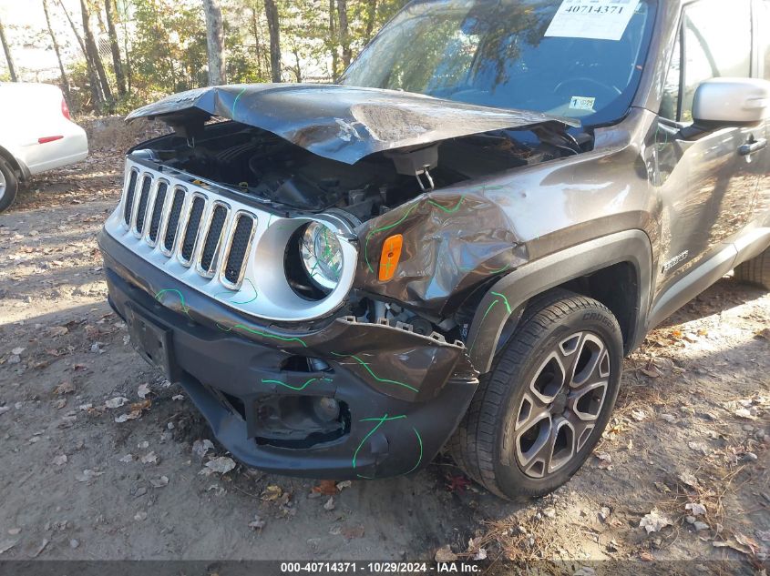 2017 Jeep Renegade Limited 4X4 VIN: ZACCJBDB2HPF28176 Lot: 40714371