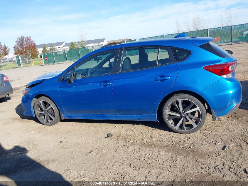 2021 Subaru Impreza Sport 5-Door VIN: 4S3GTAM64M3709075 Lot: 40714379