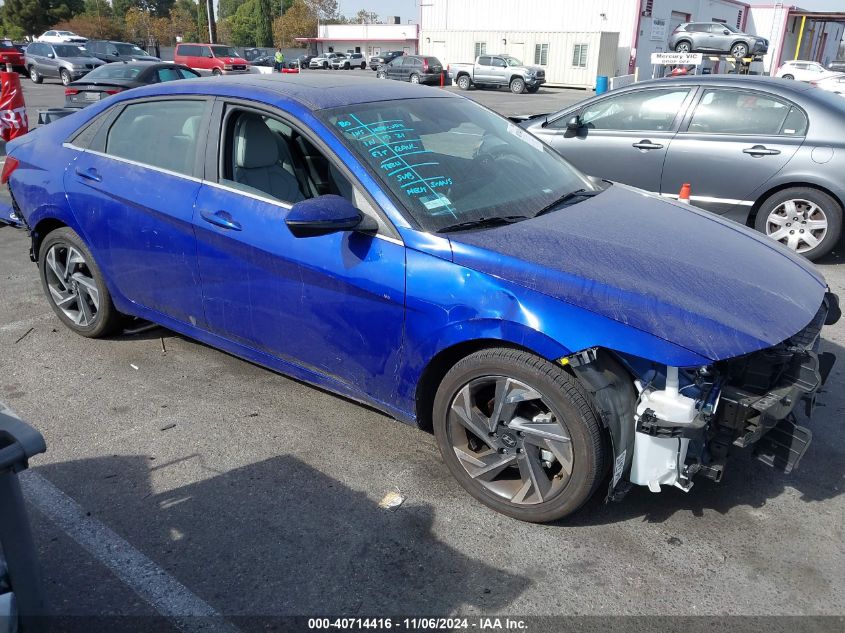 2024 HYUNDAI ELANTRA HYBRID  (VIN: KMHLN4DJ8RU107579)