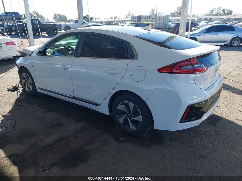 2018 Hyundai Ioniq Hybrid Sel VIN: KMHC75LC9JU099516 Lot: 40714443