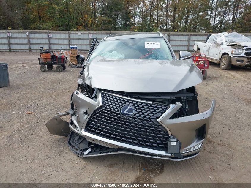 2021 Lexus Rx 450H VIN: 2T2JGMDA9MC059159 Lot: 40714500