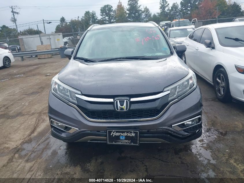 2016 Honda Cr-V Ex-L VIN: 2HKRM4H7XGH696562 Lot: 40714528