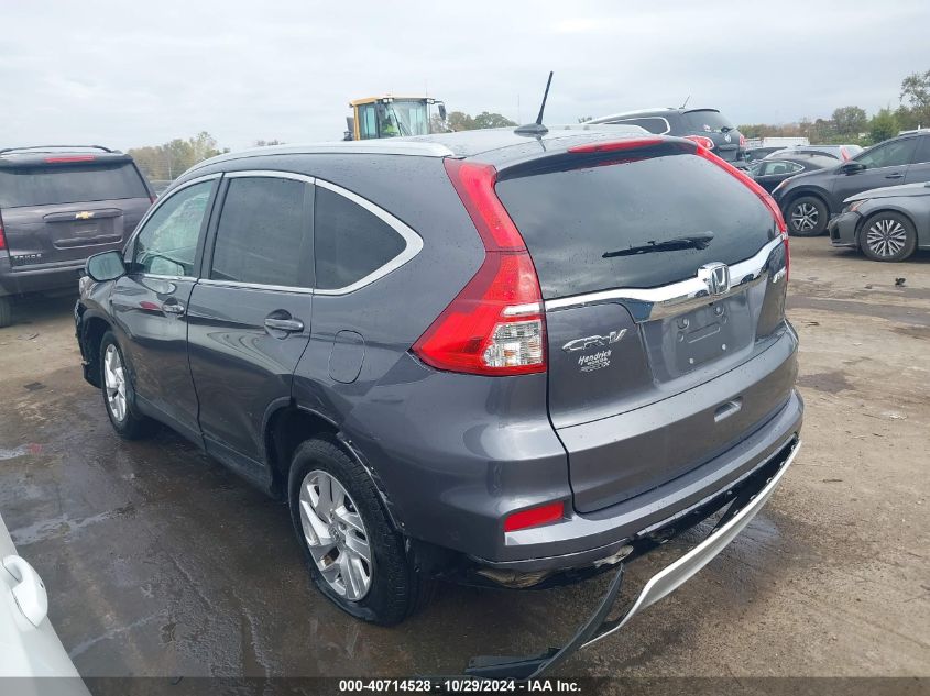 2016 Honda Cr-V Ex-L VIN: 2HKRM4H7XGH696562 Lot: 40714528