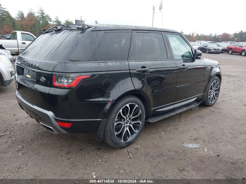 VIN SALWR2SU8MA755496 2021 Land Rover Range Rover,... no.4