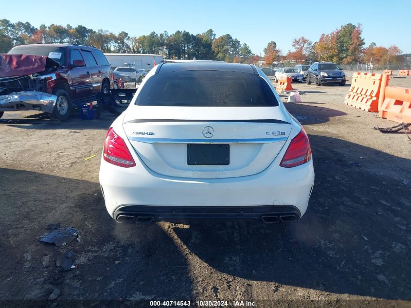 2016 Mercedes-Benz Amg C 63 S VIN: 55SWF8HB1GU149329 Lot: 40714543