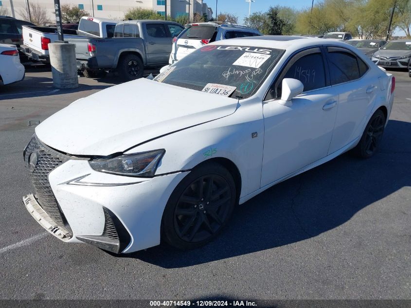 VIN JTHBA1D21H5051396 2017 Lexus IS, 200T no.2