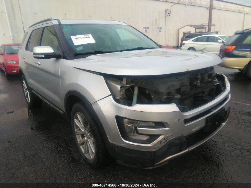 VIN 1FM5K8F89HGC38858 2017 Ford Explorer, Limited no.1