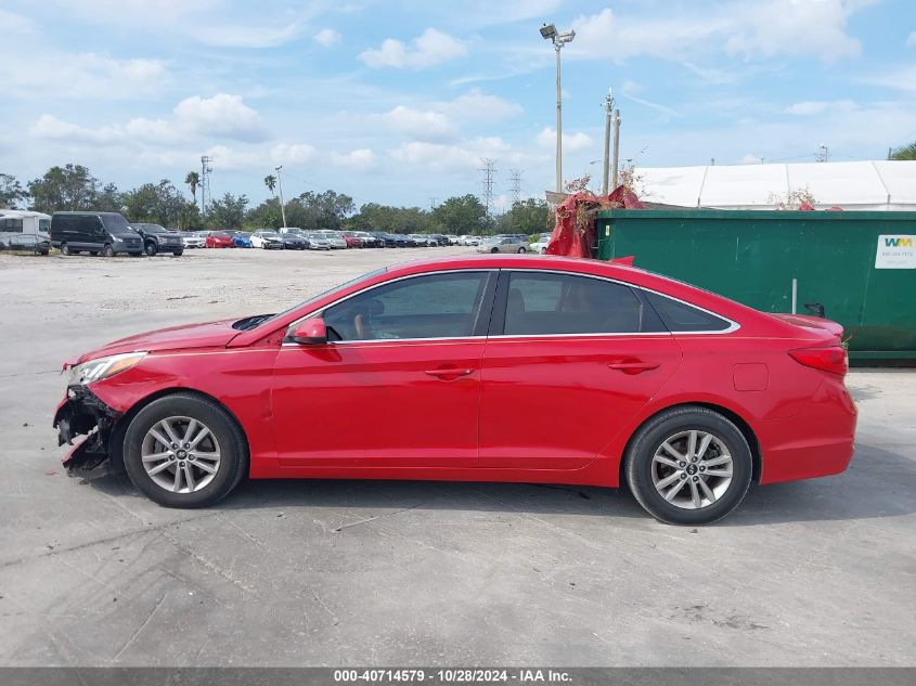 2017 Hyundai Sonata Se VIN: 5NPE24AF8HH448446 Lot: 40714579