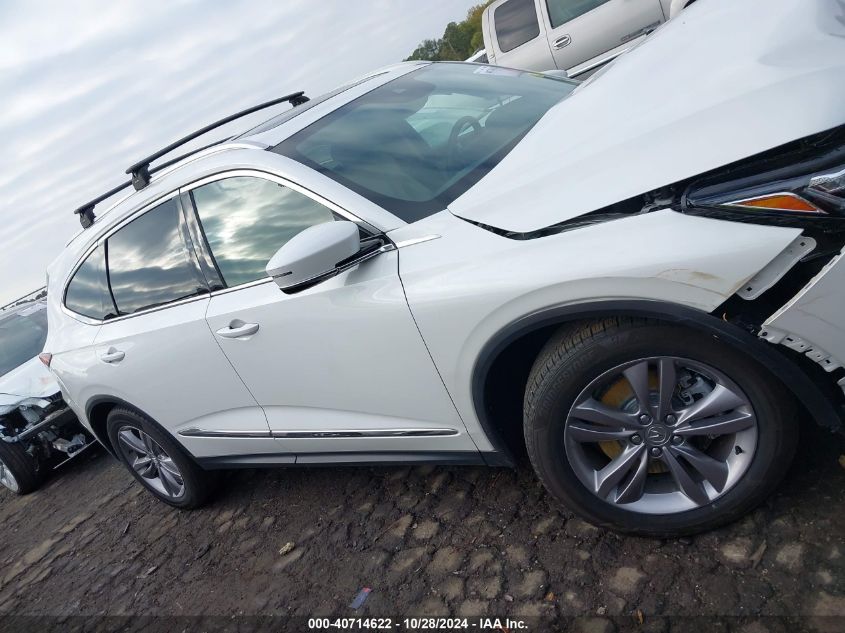 2022 Acura Mdx Standard VIN: 5J8YD9H3XNL001142 Lot: 40714622