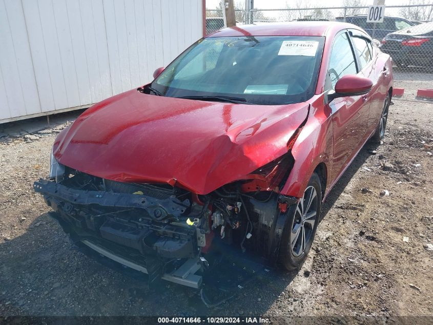 2020 Nissan Sentra Sv Xtronic Cvt VIN: 3N1AB8CVXLY206377 Lot: 40714646