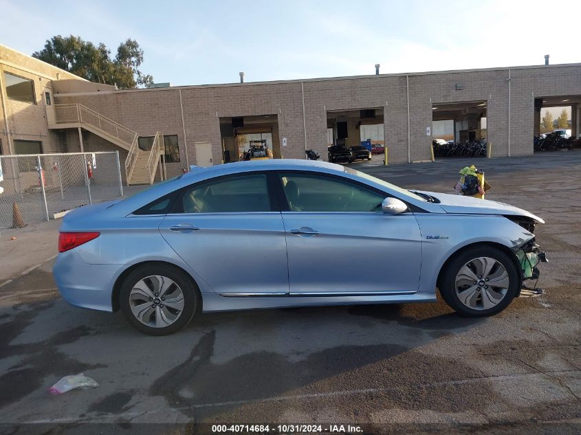 2013 Hyundai Sonata Hybrid VIN: KMHEC4A48DA087423 Lot: 40714684