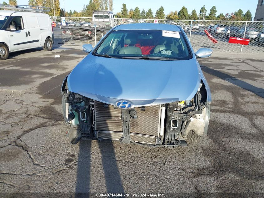 2013 Hyundai Sonata Hybrid VIN: KMHEC4A48DA087423 Lot: 40714684