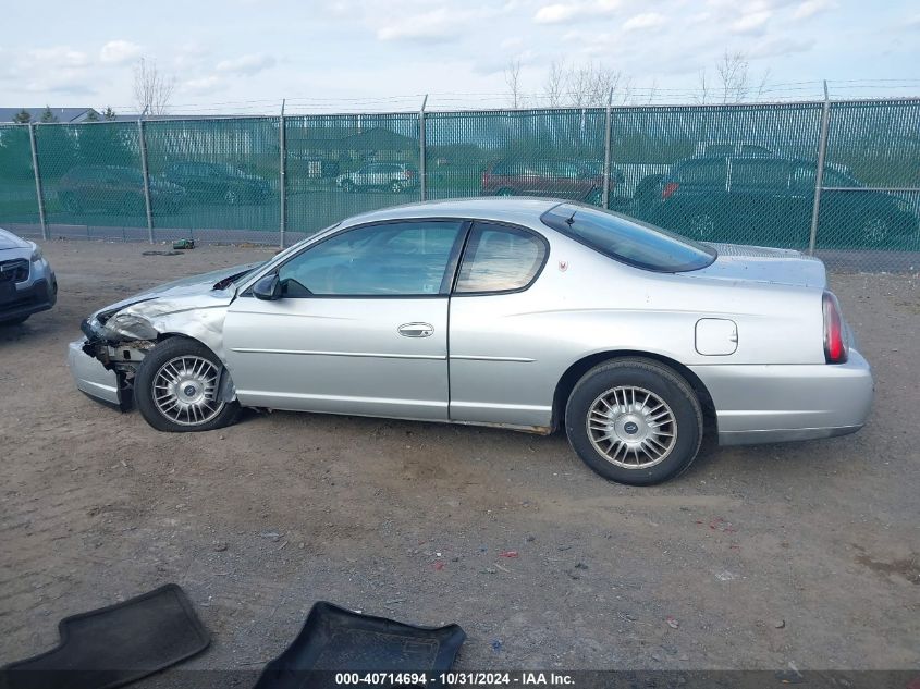 2001 Chevrolet Monte Carlo Ls VIN: 2G1WW12E019164145 Lot: 40714694