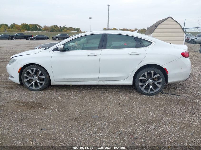 2015 Chrysler 200 C VIN: 1C3CCCEGXFN540581 Lot: 40714732