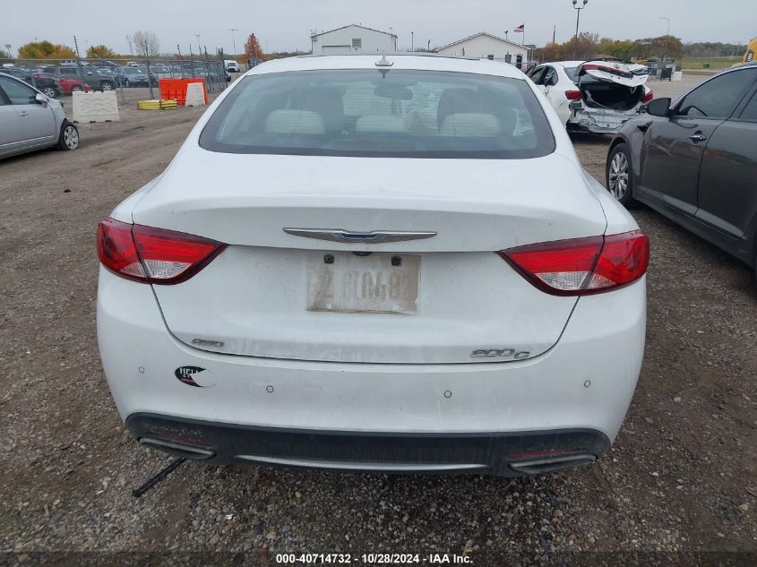 2015 Chrysler 200 C VIN: 1C3CCCEGXFN540581 Lot: 40714732