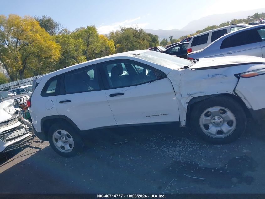 2016 Jeep Cherokee Sport VIN: 1C4PJMAB0GW263373 Lot: 40714777