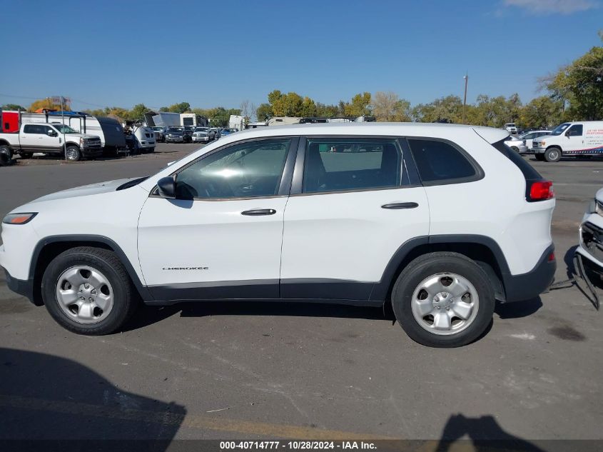 2016 Jeep Cherokee Sport VIN: 1C4PJMAB0GW263373 Lot: 40714777