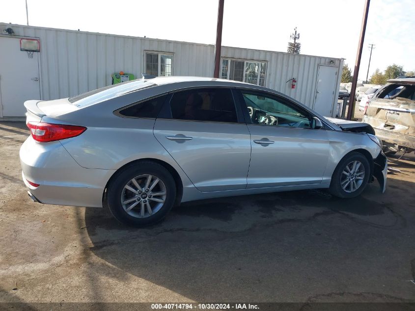 2015 Hyundai Sonata Se VIN: 5NPE24AF5FH181277 Lot: 40714794