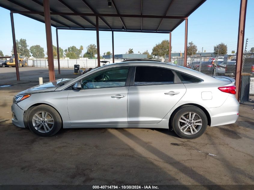 2015 Hyundai Sonata Se VIN: 5NPE24AF5FH181277 Lot: 40714794