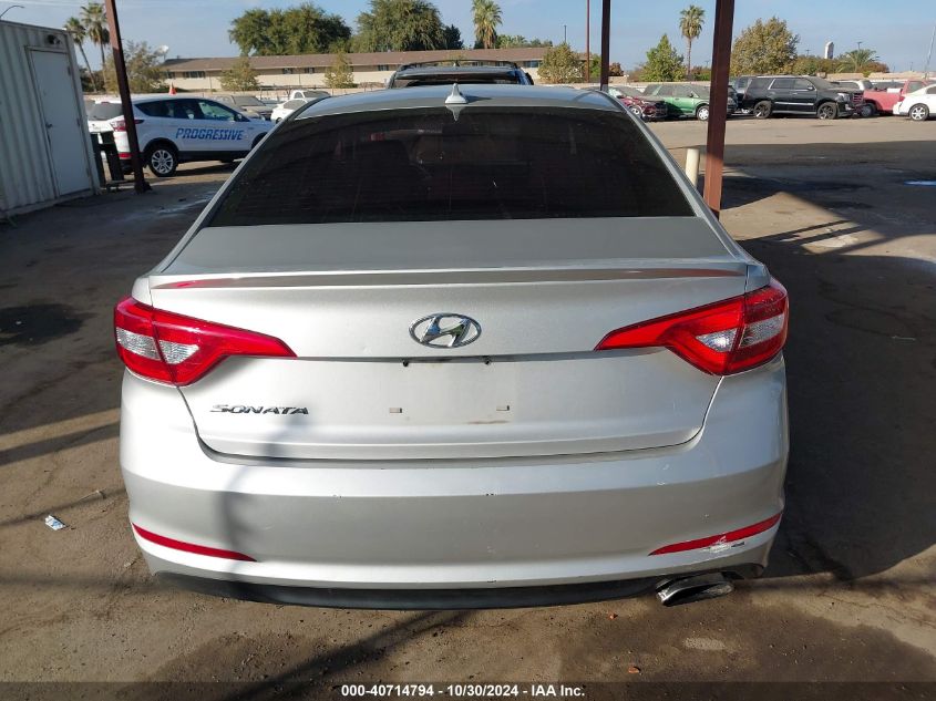 2015 Hyundai Sonata Se VIN: 5NPE24AF5FH181277 Lot: 40714794