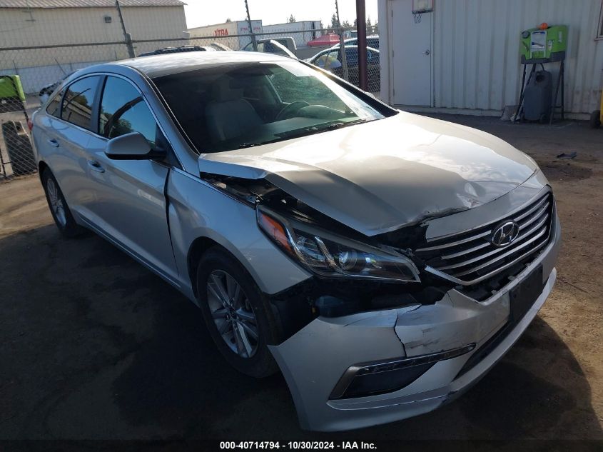 VIN 5NPE24AF5FH181277 2015 Hyundai Sonata, SE no.1