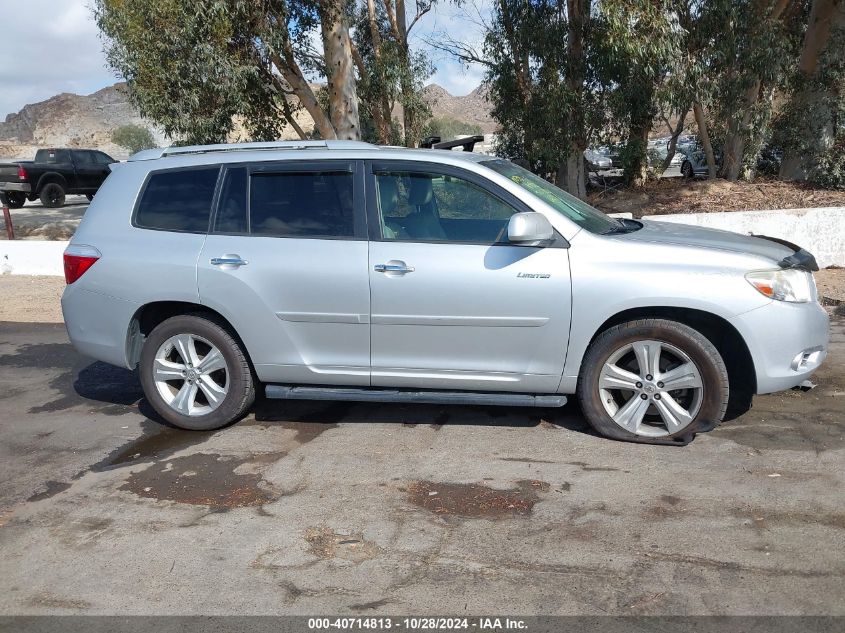 2009 Toyota Highlander Limited VIN: JTEES42A392114813 Lot: 40714813