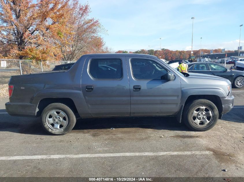 2014 Honda Ridgeline Rt VIN: 5FPYK1F24EB006461 Lot: 40714816