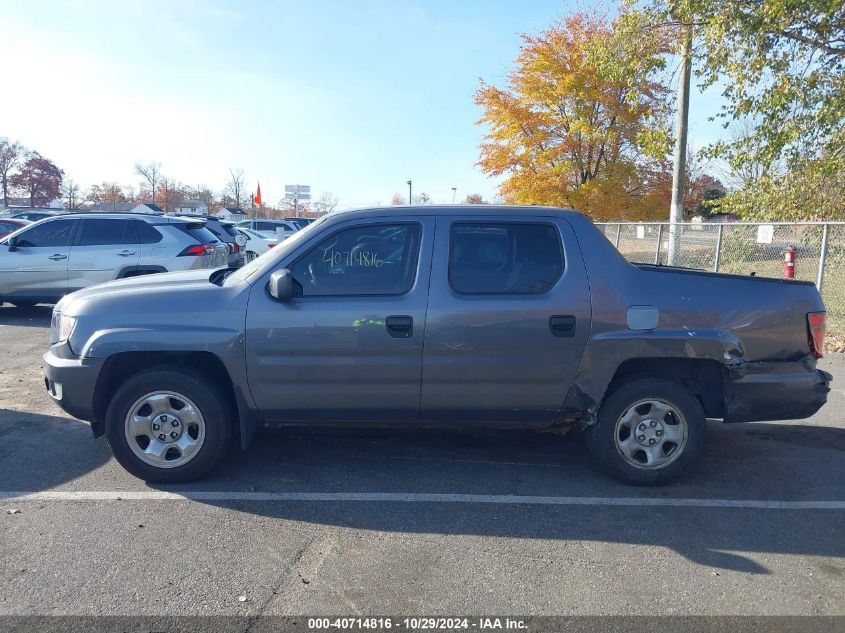 2014 Honda Ridgeline Rt VIN: 5FPYK1F24EB006461 Lot: 40714816