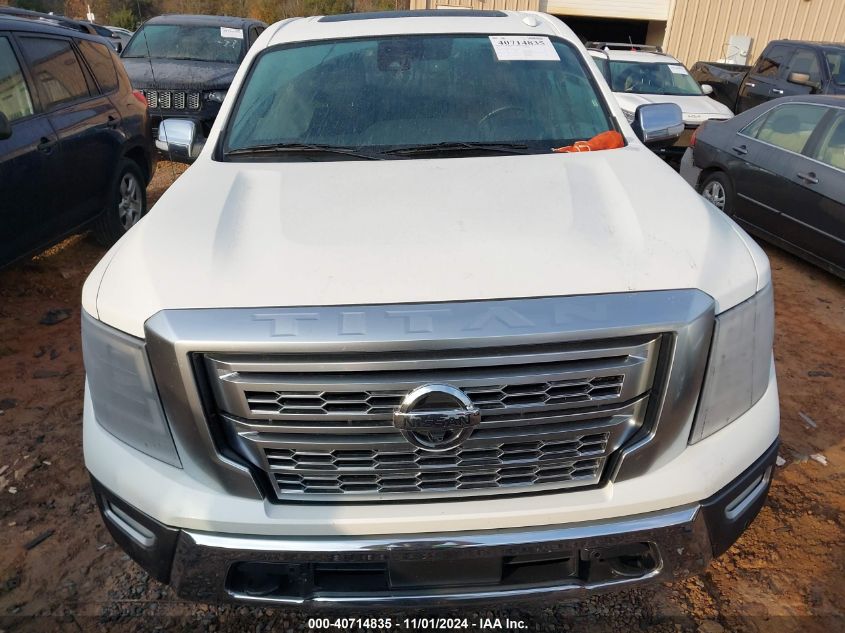 2020 Nissan Titan Platinum Reserve 4X4 VIN: 1N6SS1RF4LN507569 Lot: 40714835