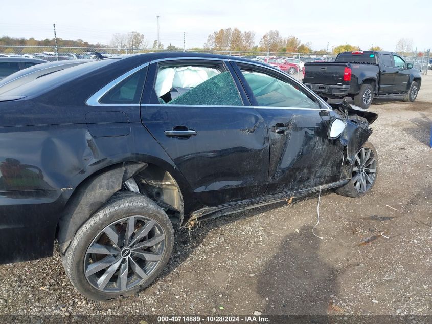 2021 Audi A4 Premium Plus 40 Tfsi Quattro S Tronic VIN: WAUBBAF4XMN006820 Lot: 40714889