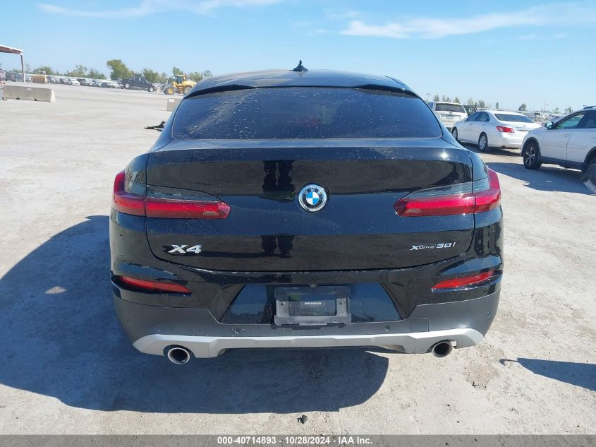 2020 BMW X4 xDrive30I VIN: 5UX2V1C09LLZ32498 Lot: 40714893