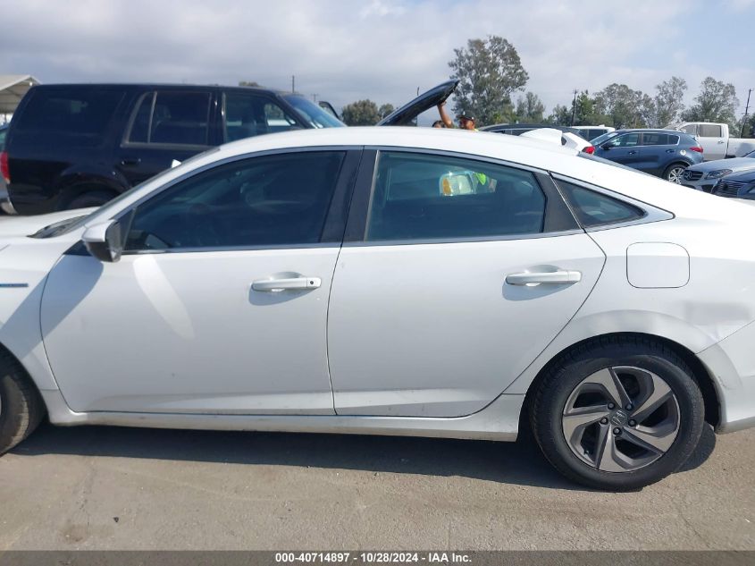 2019 Honda Insight Lx VIN: 19XZE4F11KE027394 Lot: 40714897