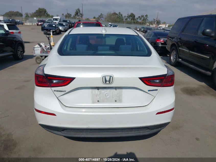 2019 Honda Insight Lx VIN: 19XZE4F11KE027394 Lot: 40714897