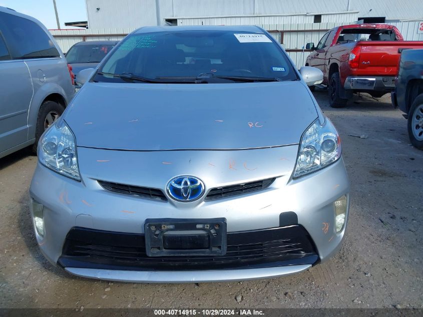 2012 Toyota Prius Four VIN: JTDKN3DU9C5390905 Lot: 40714915